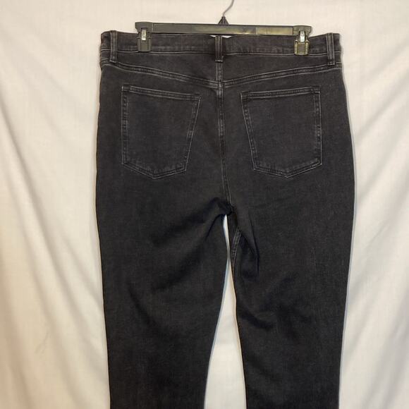 Abercrombie & Fitch Black Grey High Rise Skinny Jean Size 16L - Picture 8 of 9
